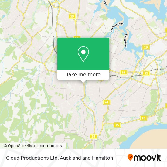 Cloud Productions Ltd map