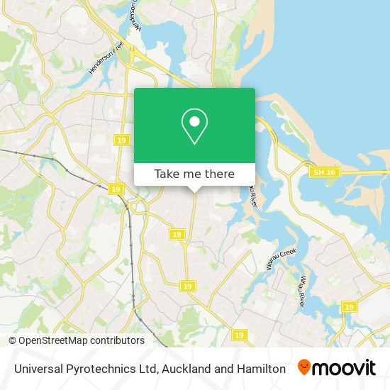 Universal Pyrotechnics Ltd map