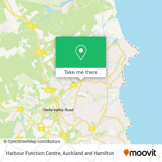 Harbour Function Centre map