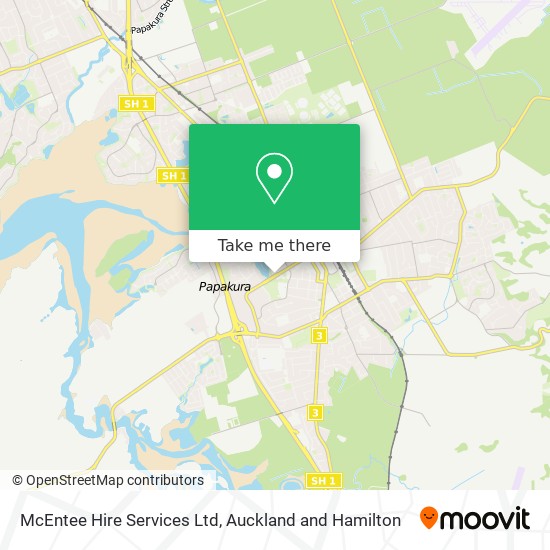 McEntee Hire Services Ltd map