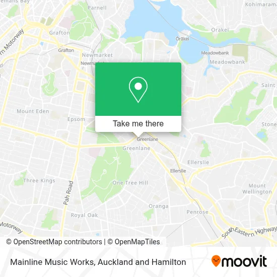 Mainline Music Works map