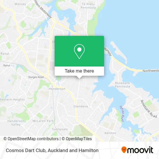 Cosmos Dart Club map