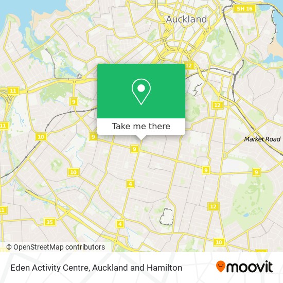 Eden Activity Centre map