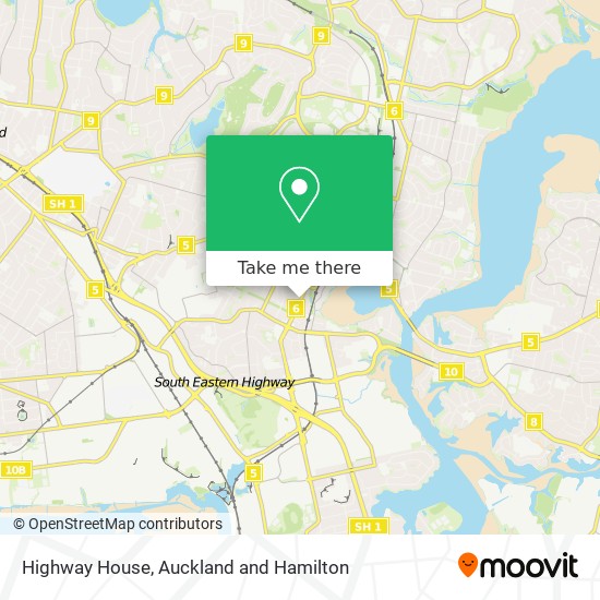 Highway House map