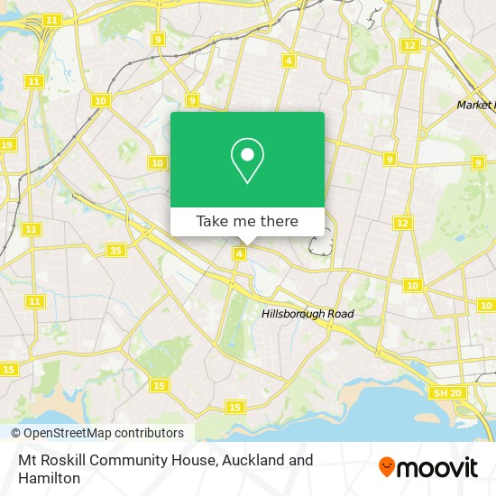 Mt Roskill Community House map