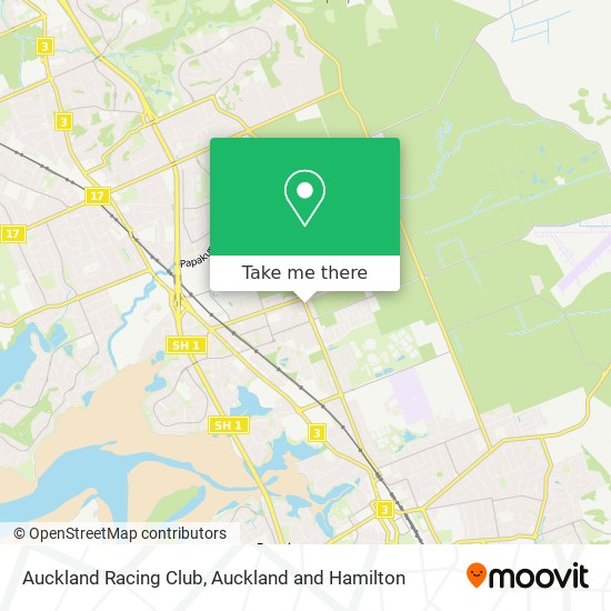 Auckland Racing Club地图