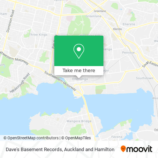 Dave's Basement Records map