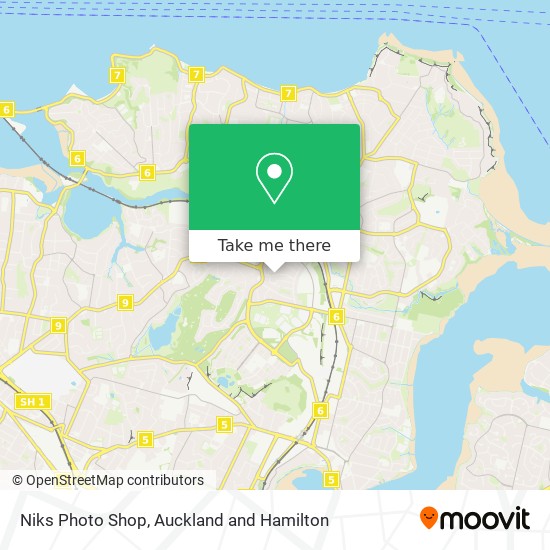 Niks Photo Shop map