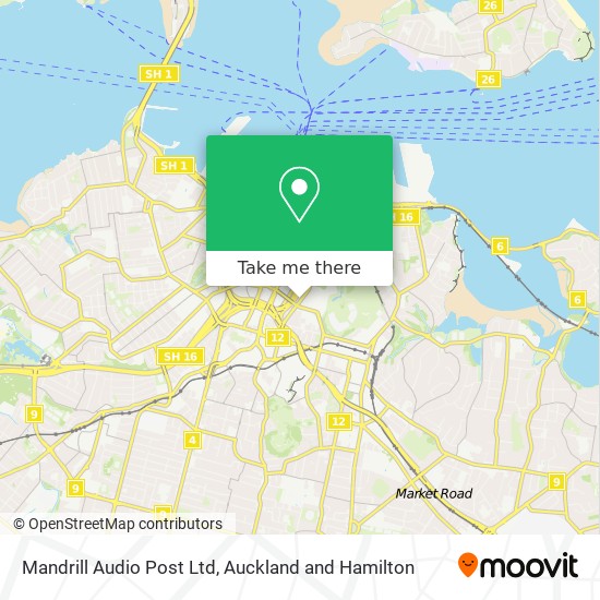 Mandrill Audio Post Ltd map