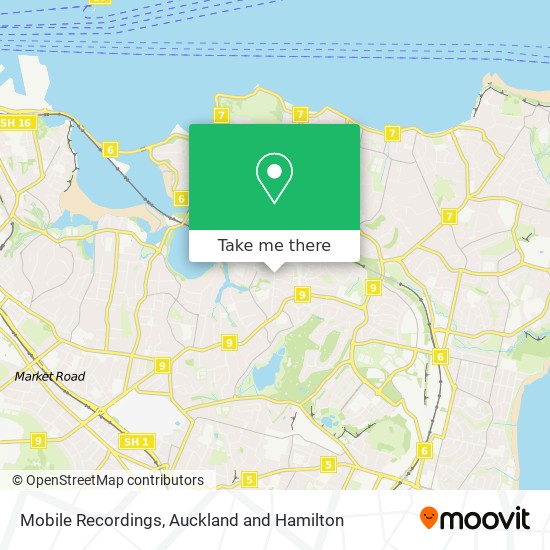 Mobile Recordings map