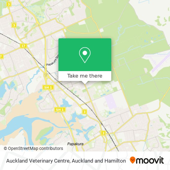 Auckland Veterinary Centre map