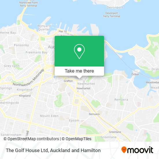 The Golf House Ltd map