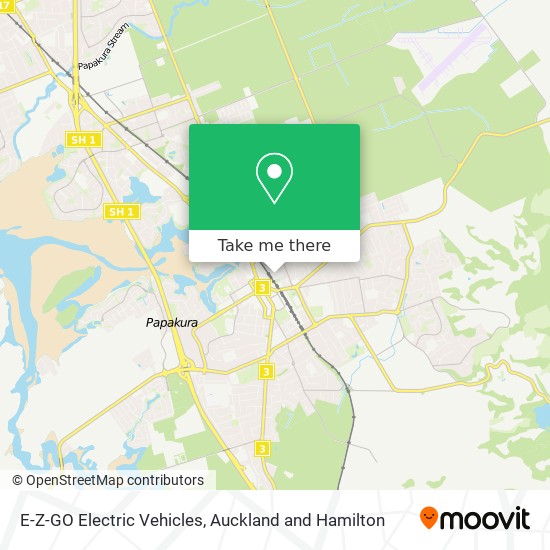 E-Z-GO Electric Vehicles map