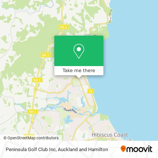 Peninsula Golf Club Inc地图