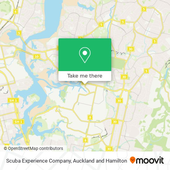 Scuba Experience Company map