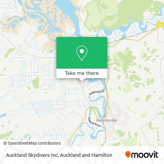 Auckland Skydivers Inc map