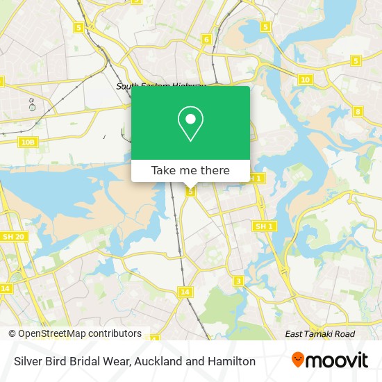 Silver Bird Bridal Wear map