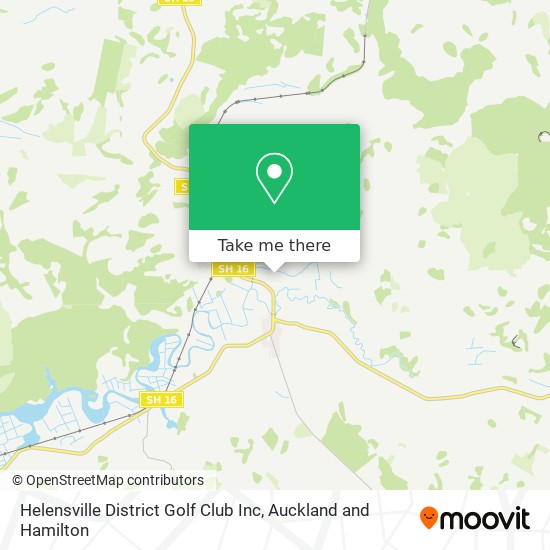 Helensville District Golf Club Inc map