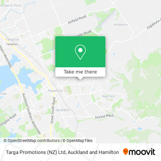 Targa Promotions (NZ) Ltd map
