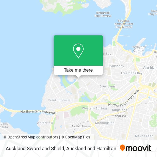 Auckland Sword and Shield地图