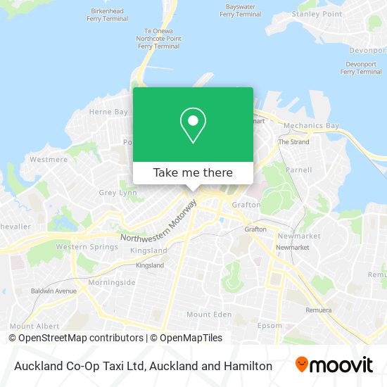 Auckland Co-Op Taxi Ltd map