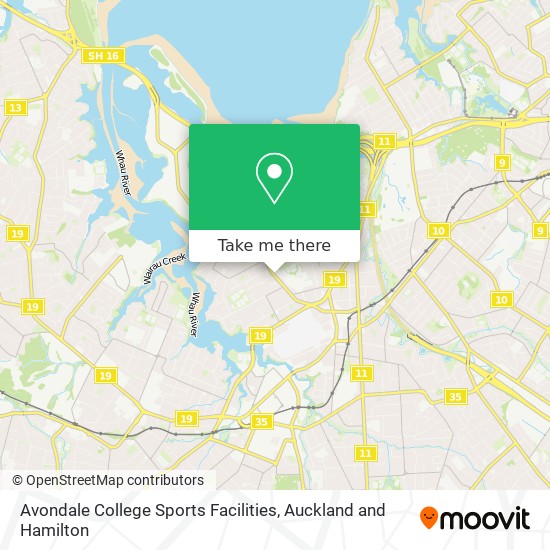 Avondale College Sports Facilities map