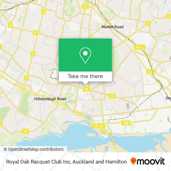 Royal Oak Racquet Club Inc map