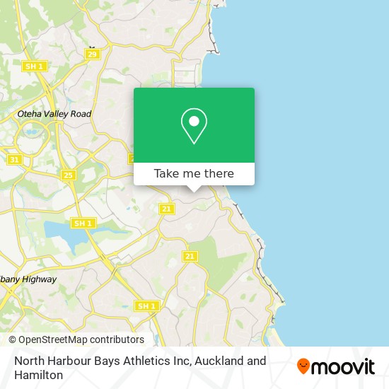 North Harbour Bays Athletics Inc map
