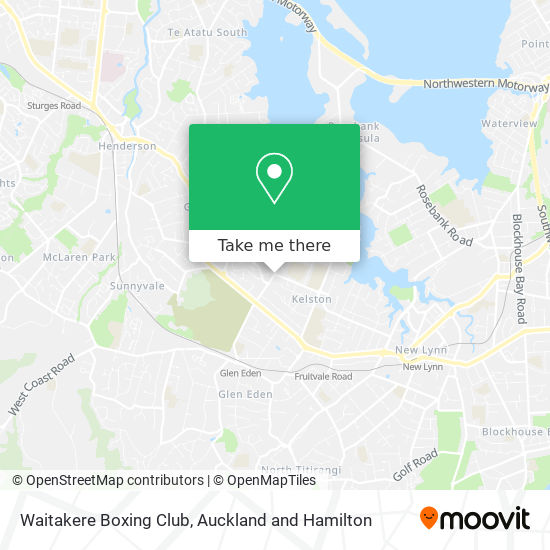 Waitakere Boxing Club地图