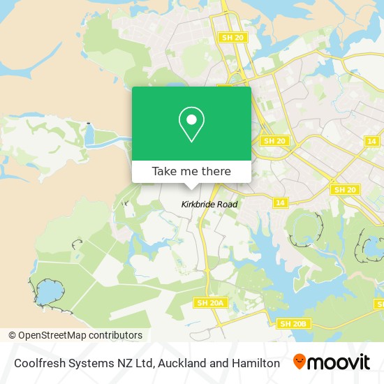 Coolfresh Systems NZ Ltd map