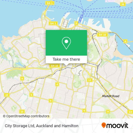 City Storage Ltd map