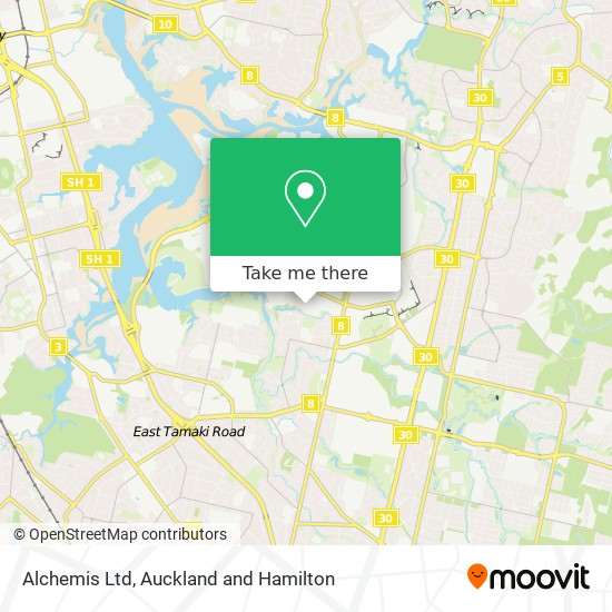 Alchemis Ltd map