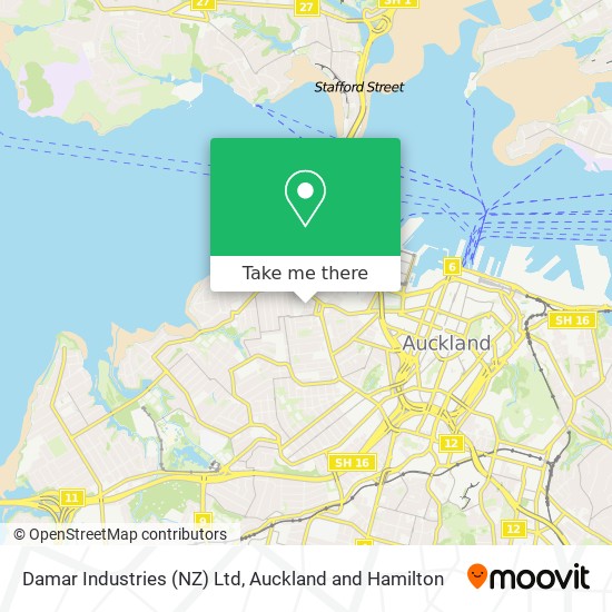 Damar Industries (NZ) Ltd map