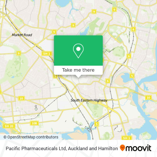 Pacific Pharmaceuticals Ltd地图