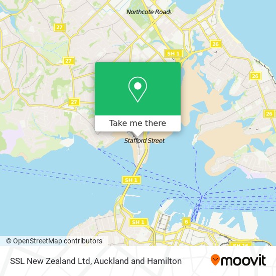 SSL New Zealand Ltd map