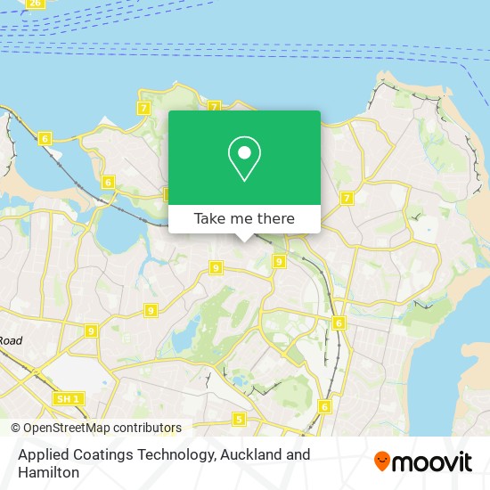 Applied Coatings Technology map