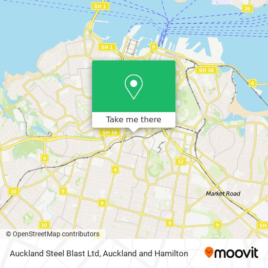 Auckland Steel Blast Ltd map