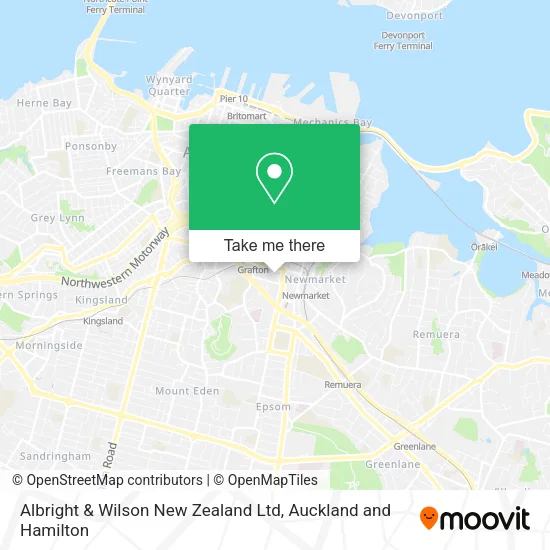 Albright & Wilson New Zealand Ltd map