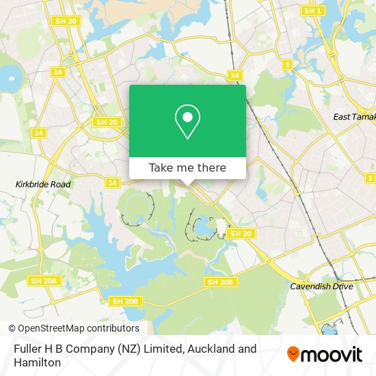 Fuller H B Company (NZ) Limited地图