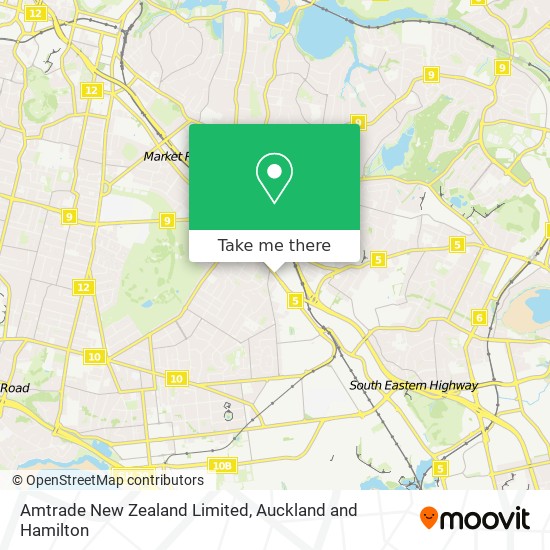 Amtrade New Zealand Limited map
