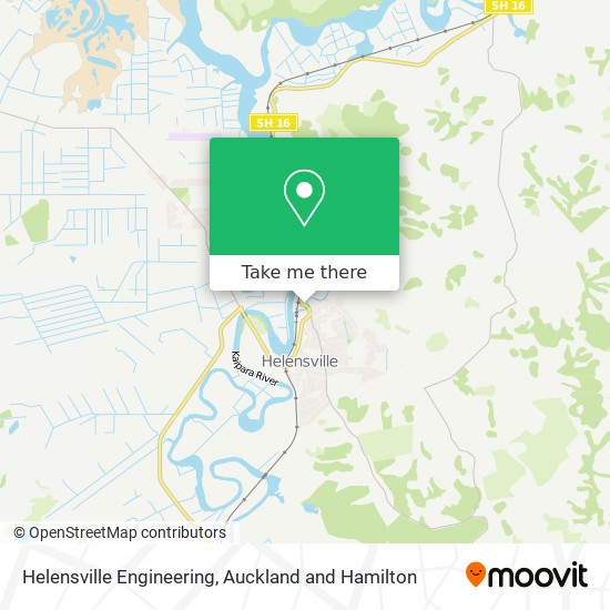 Helensville Engineering map