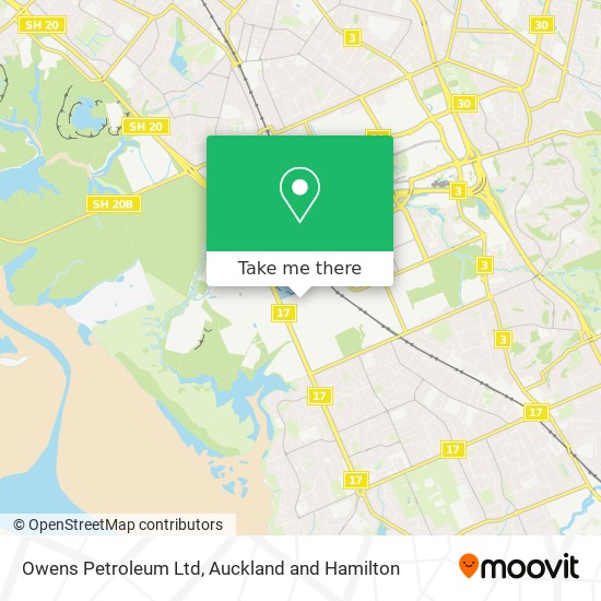 Owens Petroleum Ltd map