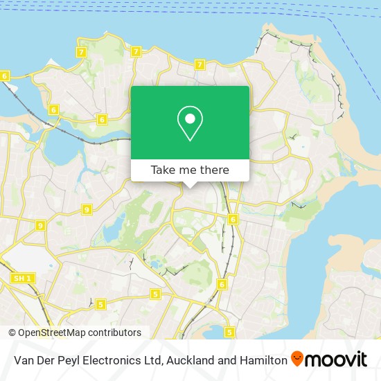 Van Der Peyl Electronics Ltd map