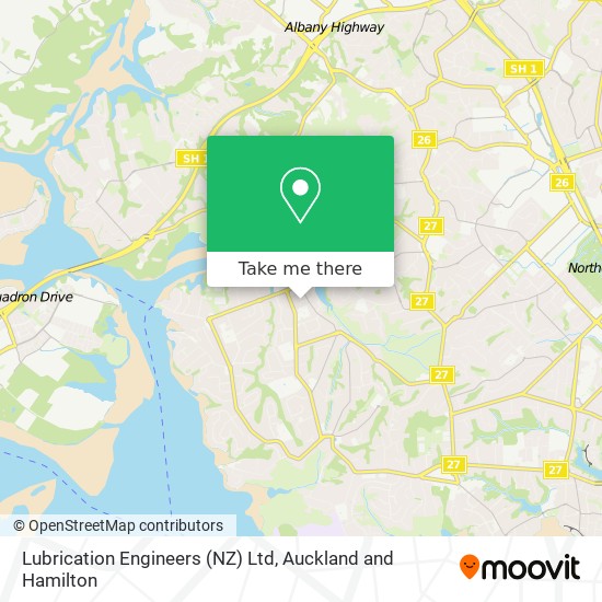 Lubrication Engineers (NZ) Ltd map