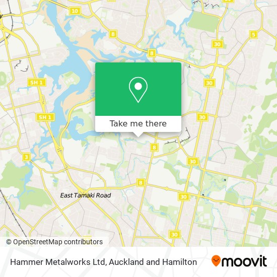 Hammer Metalworks Ltd map