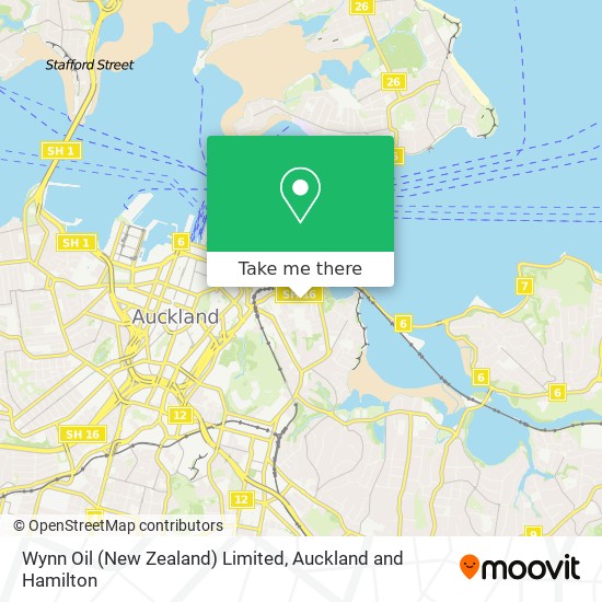 Wynn Oil (New Zealand) Limited map