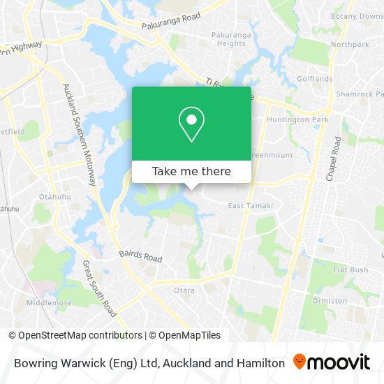 Bowring Warwick (Eng) Ltd map