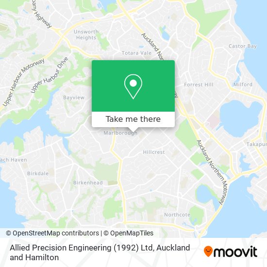 Allied Precision Engineering (1992) Ltd map