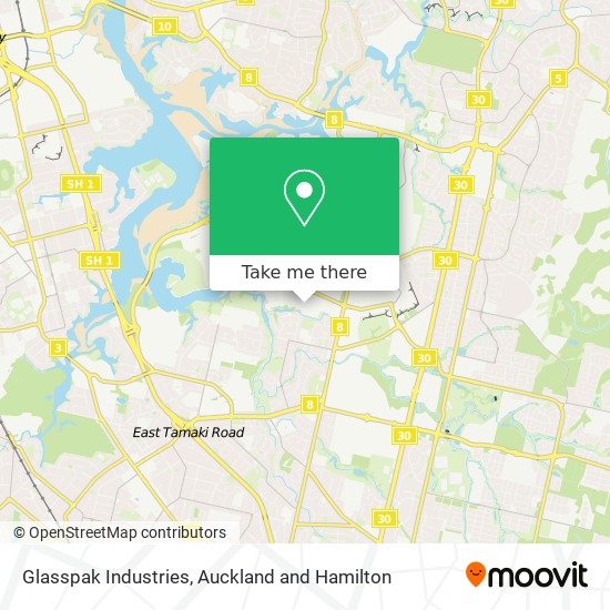 Glasspak Industries map