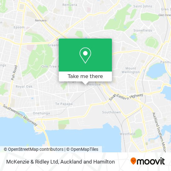 McKenzie & Ridley Ltd map